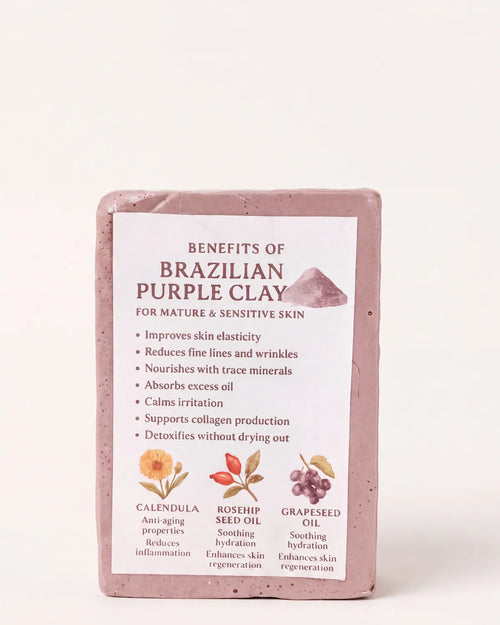 Maya Brazilian Purple Clay Soap bar — view 1
