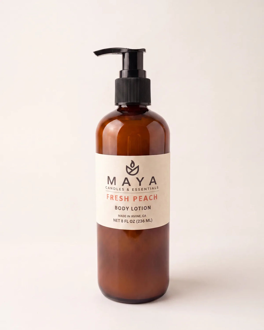 Fresh Peach Body Lotion by Maya Candles & Essentials