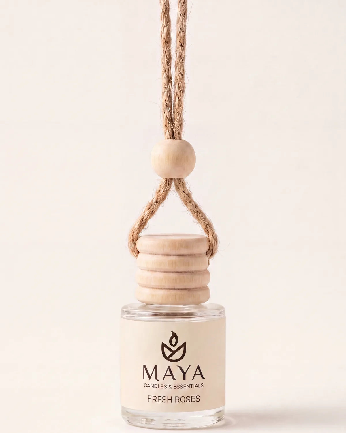 Fresh Roses Car Freshener by Maya Candles & Essentials