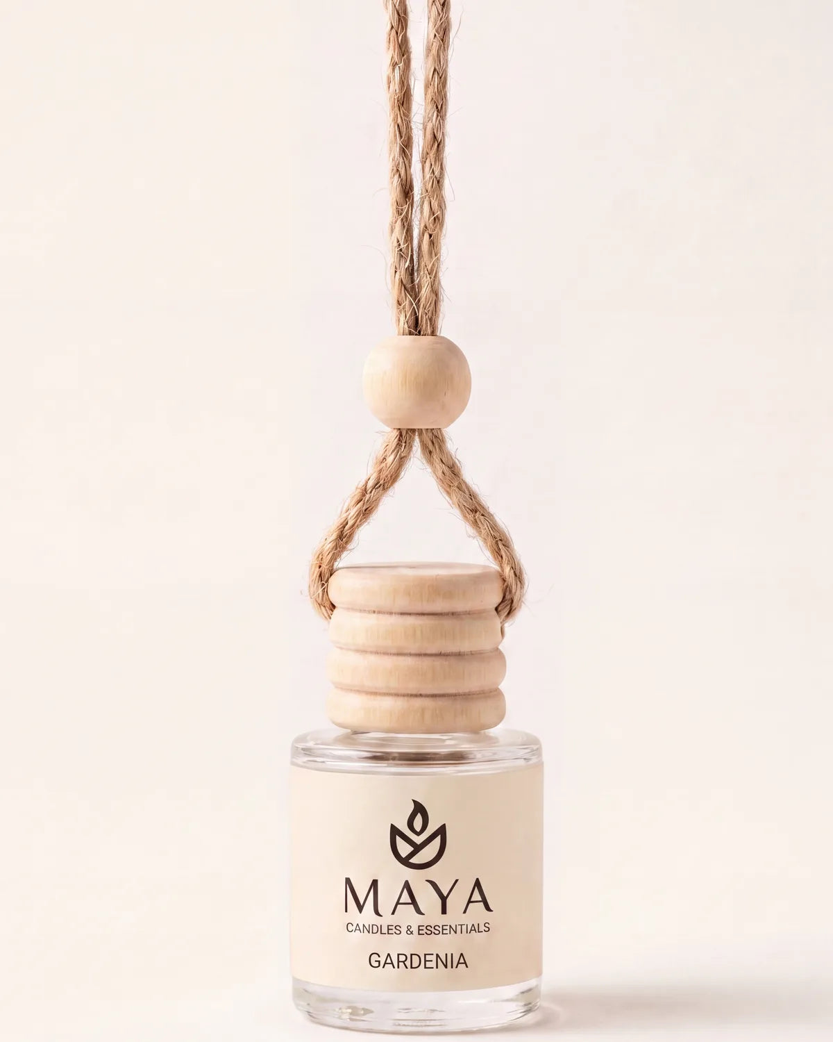 Gardenia Car Freshener by Maya Candles & Essentials