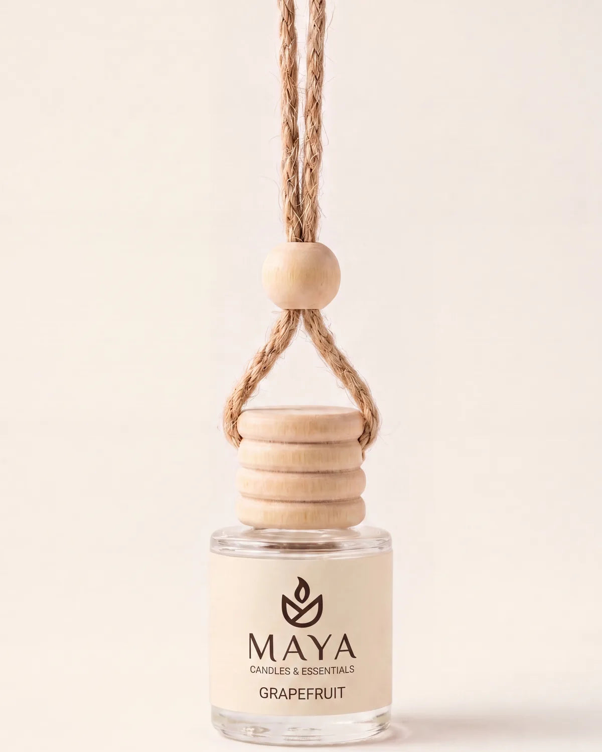 Grapefruit Car Freshener by Maya Candles & Essentials