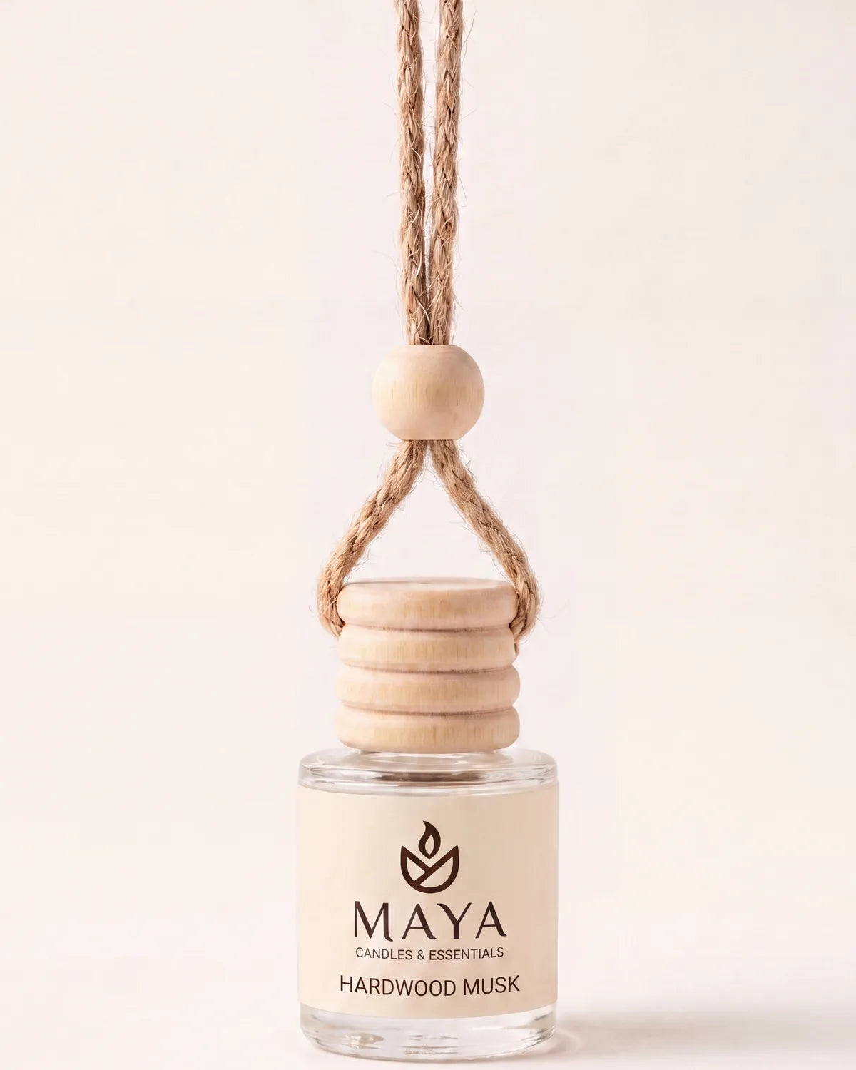 Hardwood Musk Car Freshener by Maya Candles & Essentials