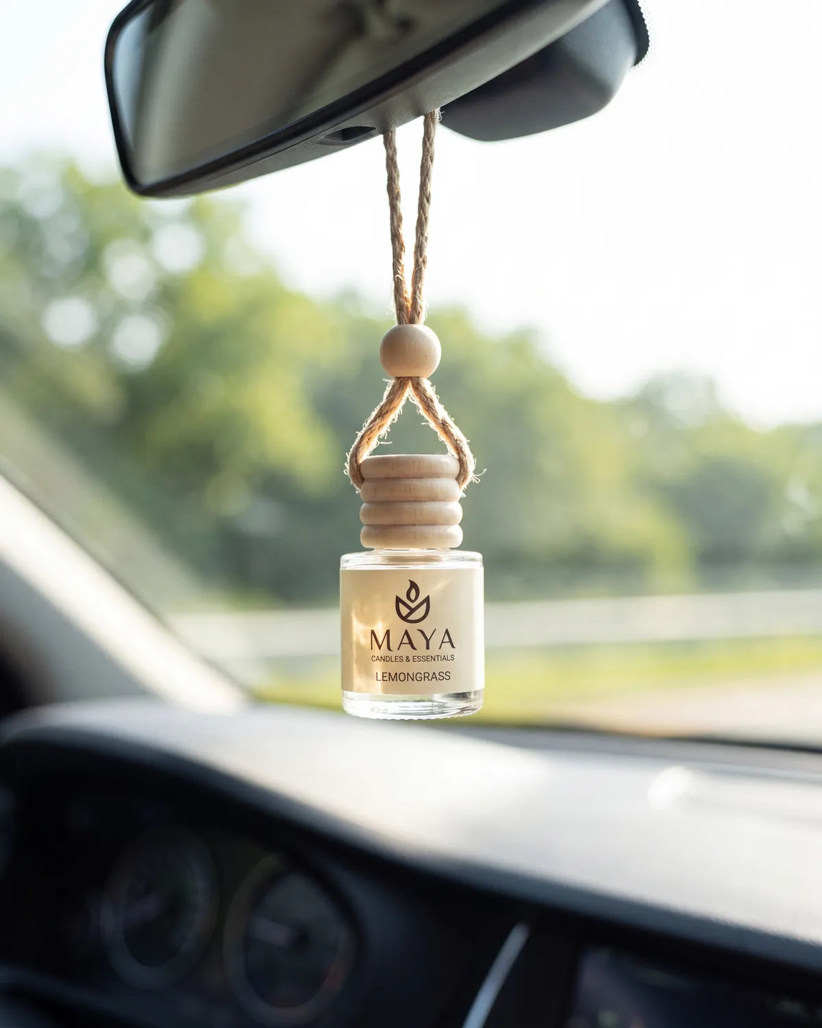 Lemongrass Car Freshener by Maya Candles & Essentials