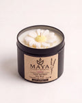 Linen Soy Candle by Maya Candles & Essentials