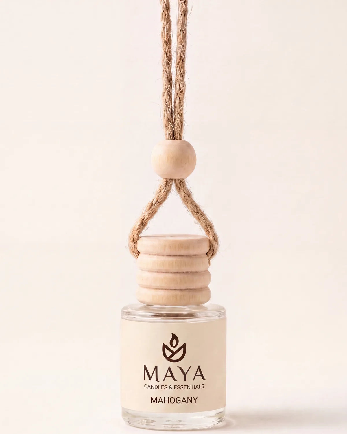 Mahogany Car Freshener by Maya Candles & Essentials