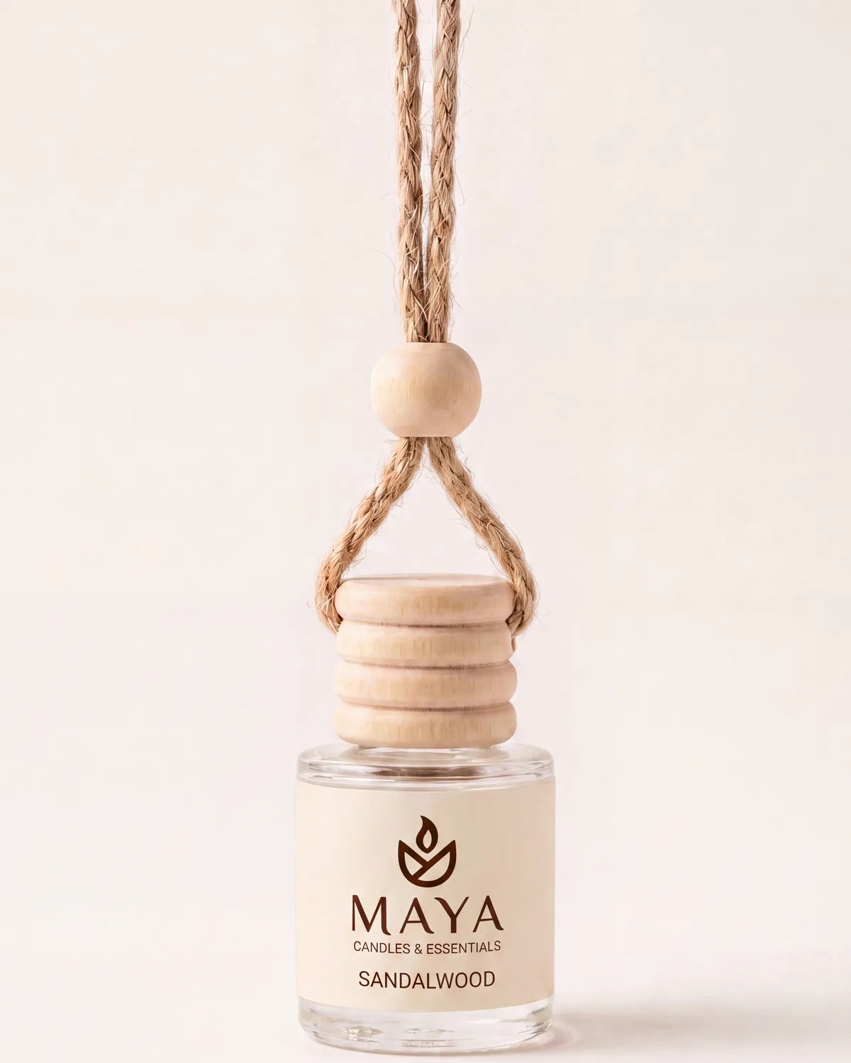 Sandalwood Car Freshener by Maya Candles & Essentials